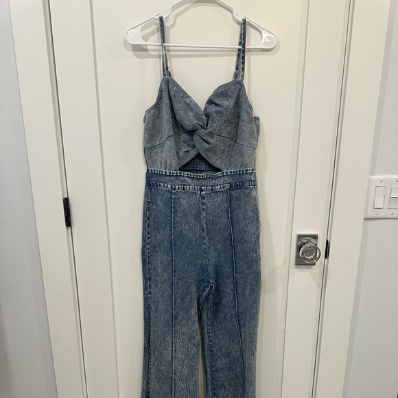 Denim - Women's Blue Denim Jumpsuit
